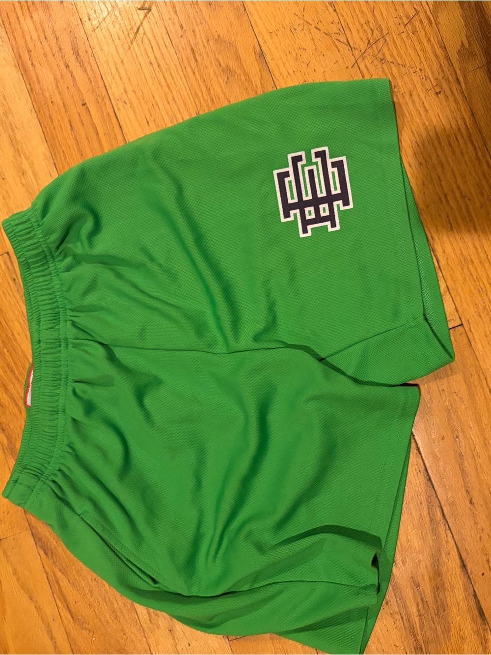 Eric Emanuel Bright Green Men's Athletic Shorts with Logo